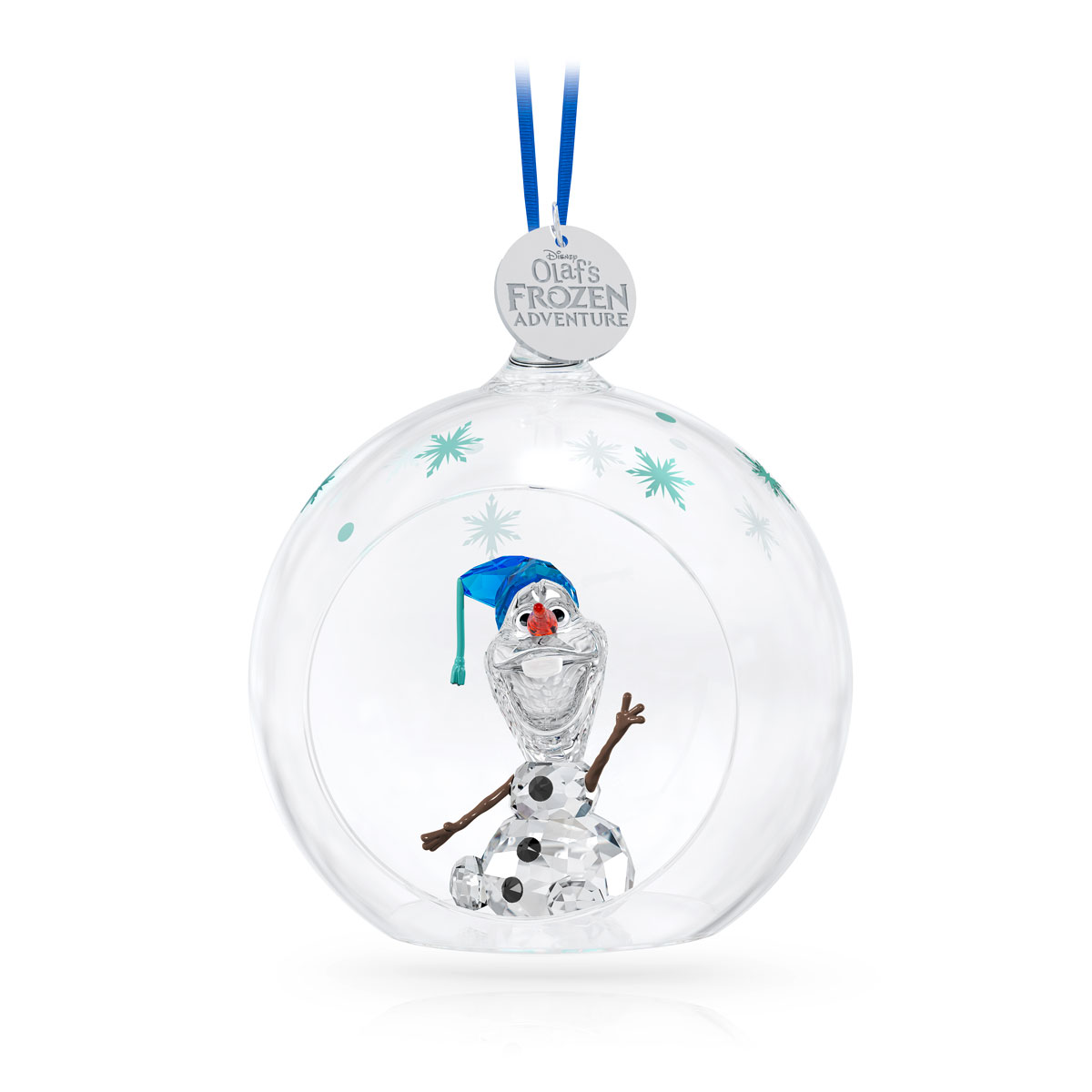 Swarovski 2023 Frozen Ball Ornament, Olaf