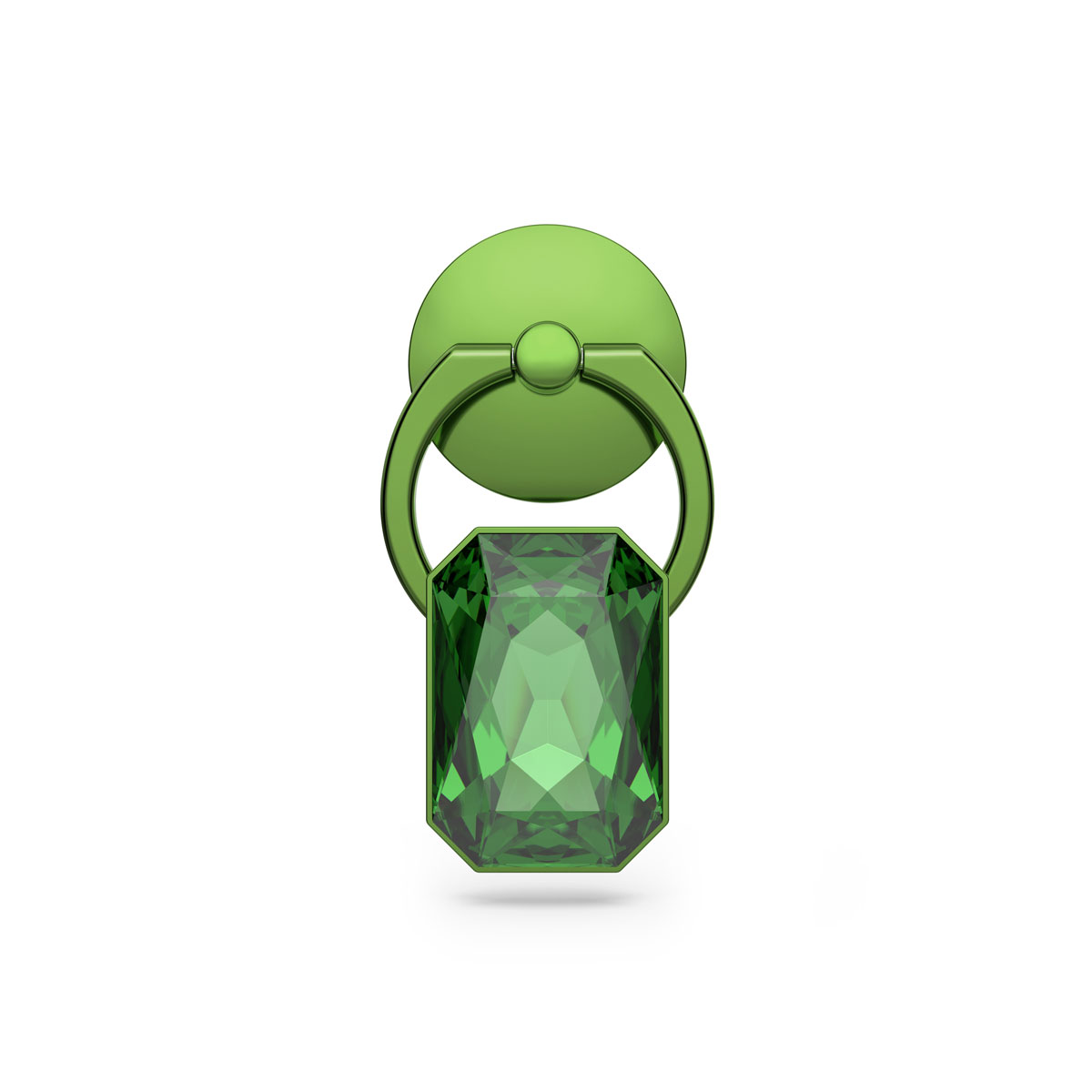 Swarovski Lucent Mobile Phone Ring, Green