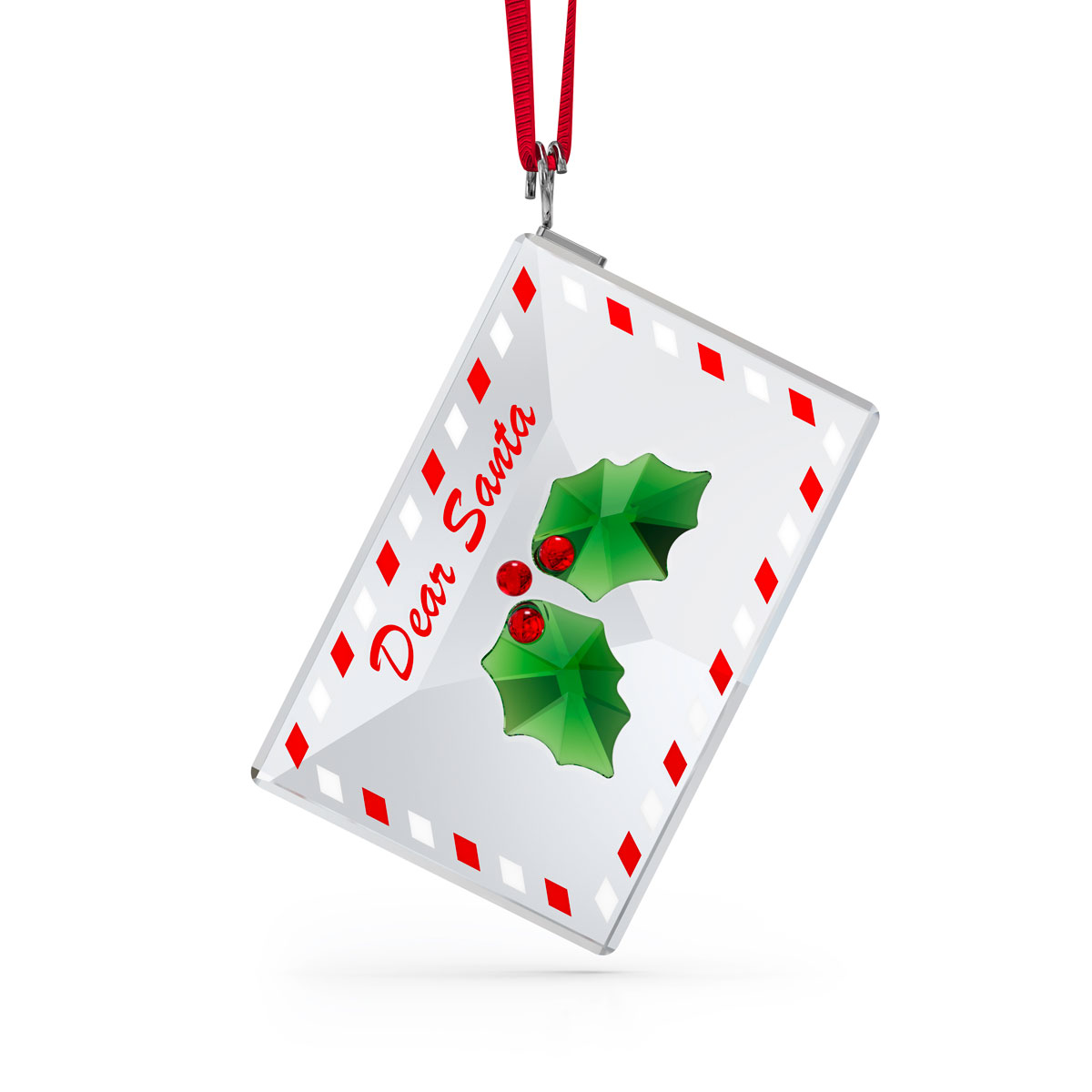 Swarovski 2022 Holiday Cheers Letter To Santa Ornament