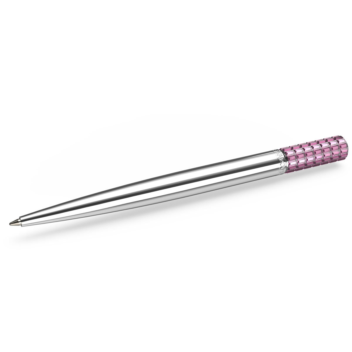 Swarovski Ballpoint Pen, Pink, Chrome Plated