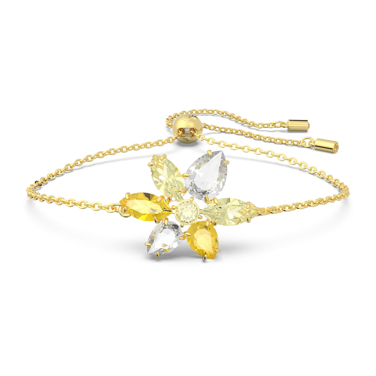 Swarovski Jewelry Bracelet Gema, Yellow and Gold M