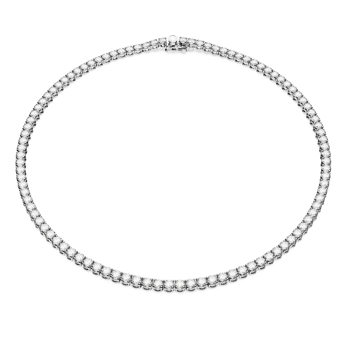 Swarovski Jewelry Necklace Matrix, Necklace S White, Rhodium M