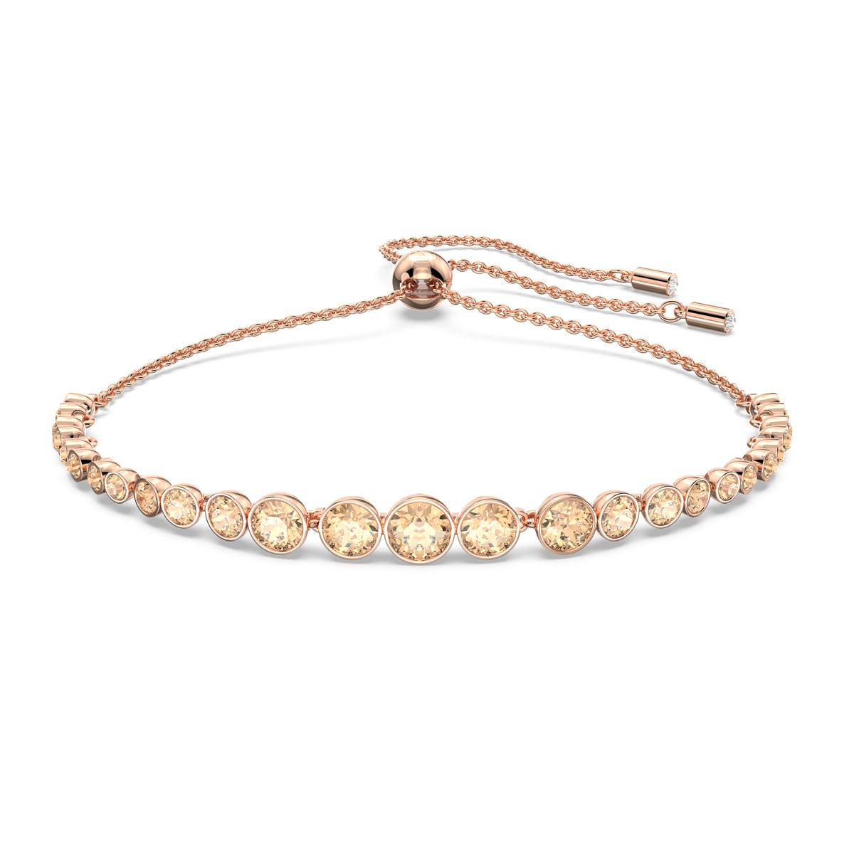 Swarovski Jewelry Bracelet Emily, Silk, Rose Gold