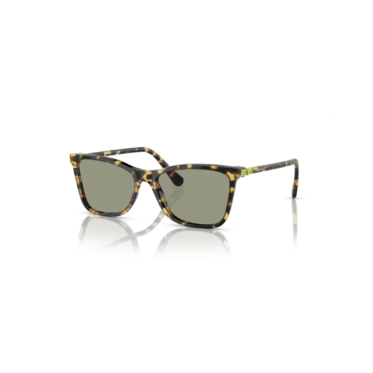 Swarovski Sunglasses, Square shape, Brown