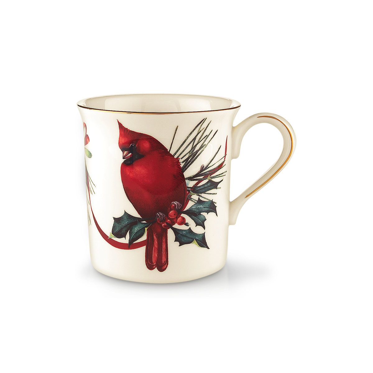 Lenox China Winter Greetings Cardinal Mug, Single