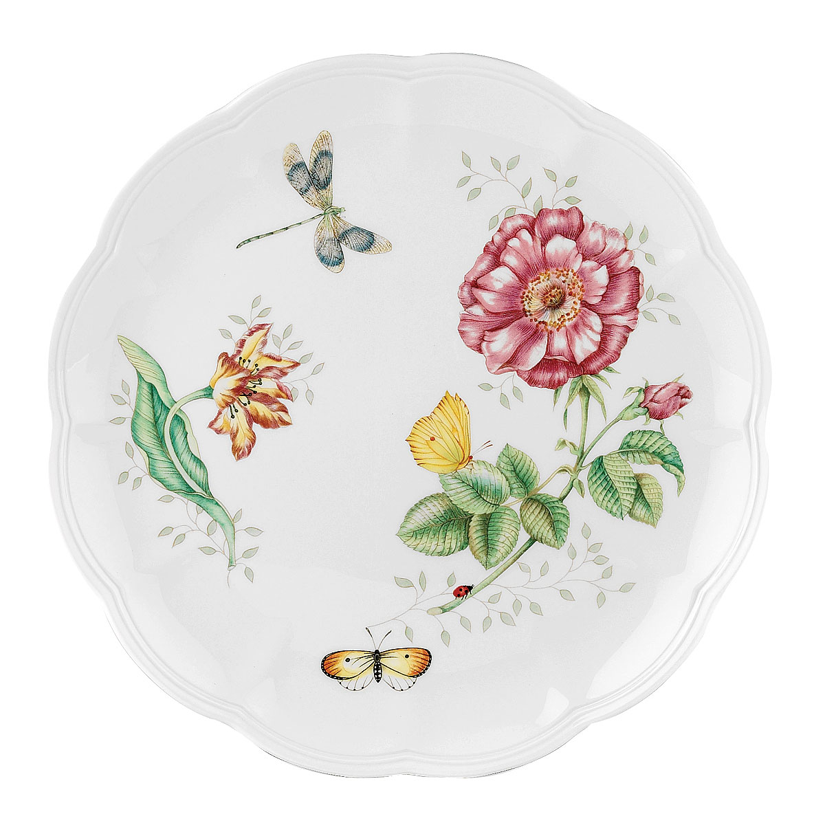 Lenox Butterfly Meadow China Dragonfly Dinner Plate, Single