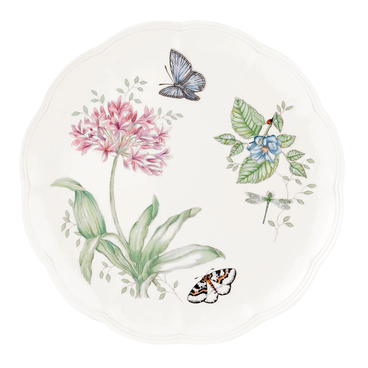 Lenox Butterfly Meadow Dinnerware Blue Butterlfy Dinner Plate, Single