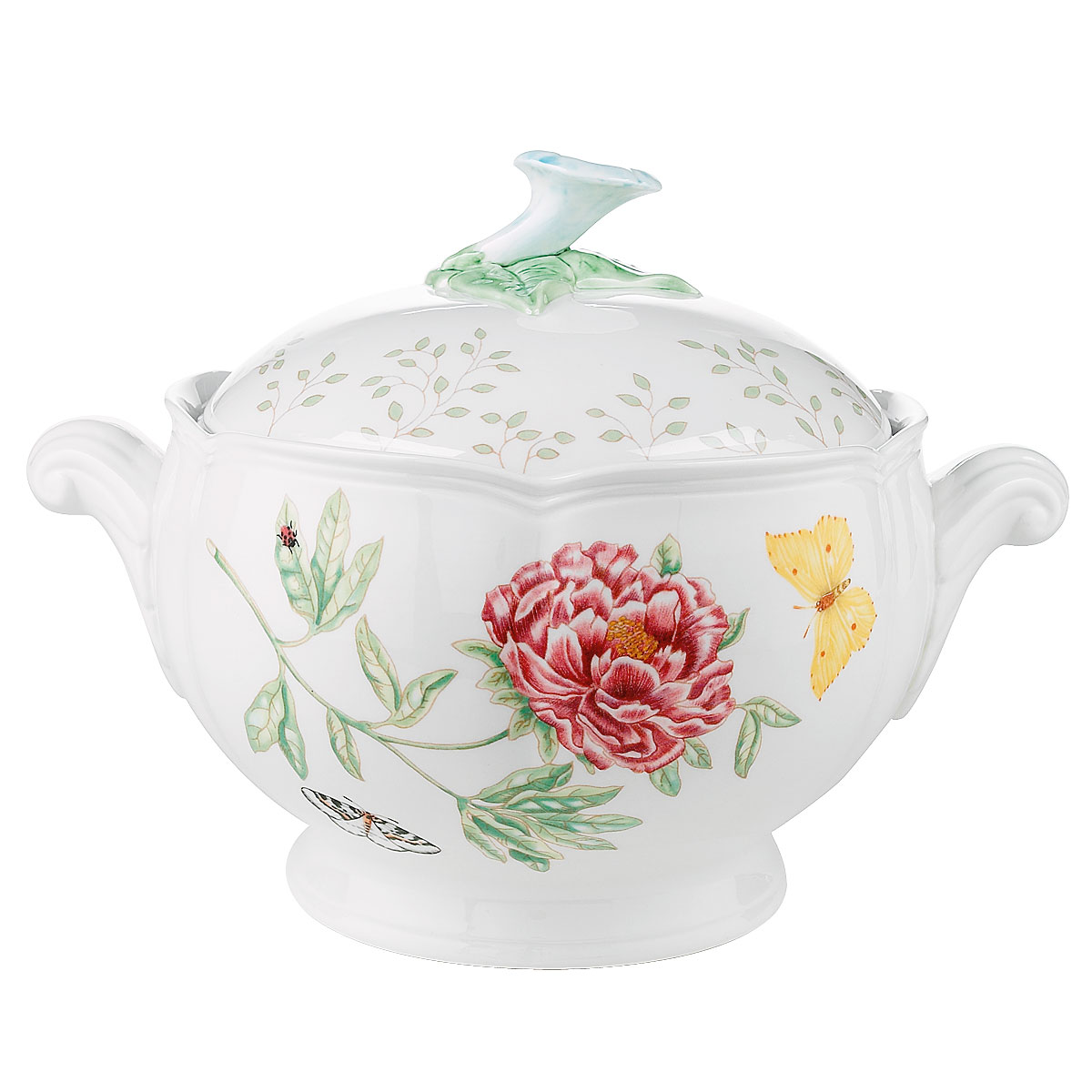 Lenox Butterfly Meadow China Covered Casserole