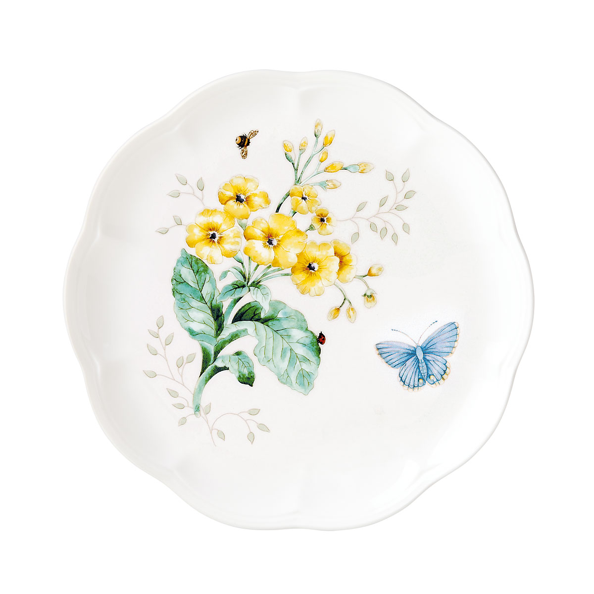 Lenox Butterfly Meadow Dinnerware Fritillary Accent Plate