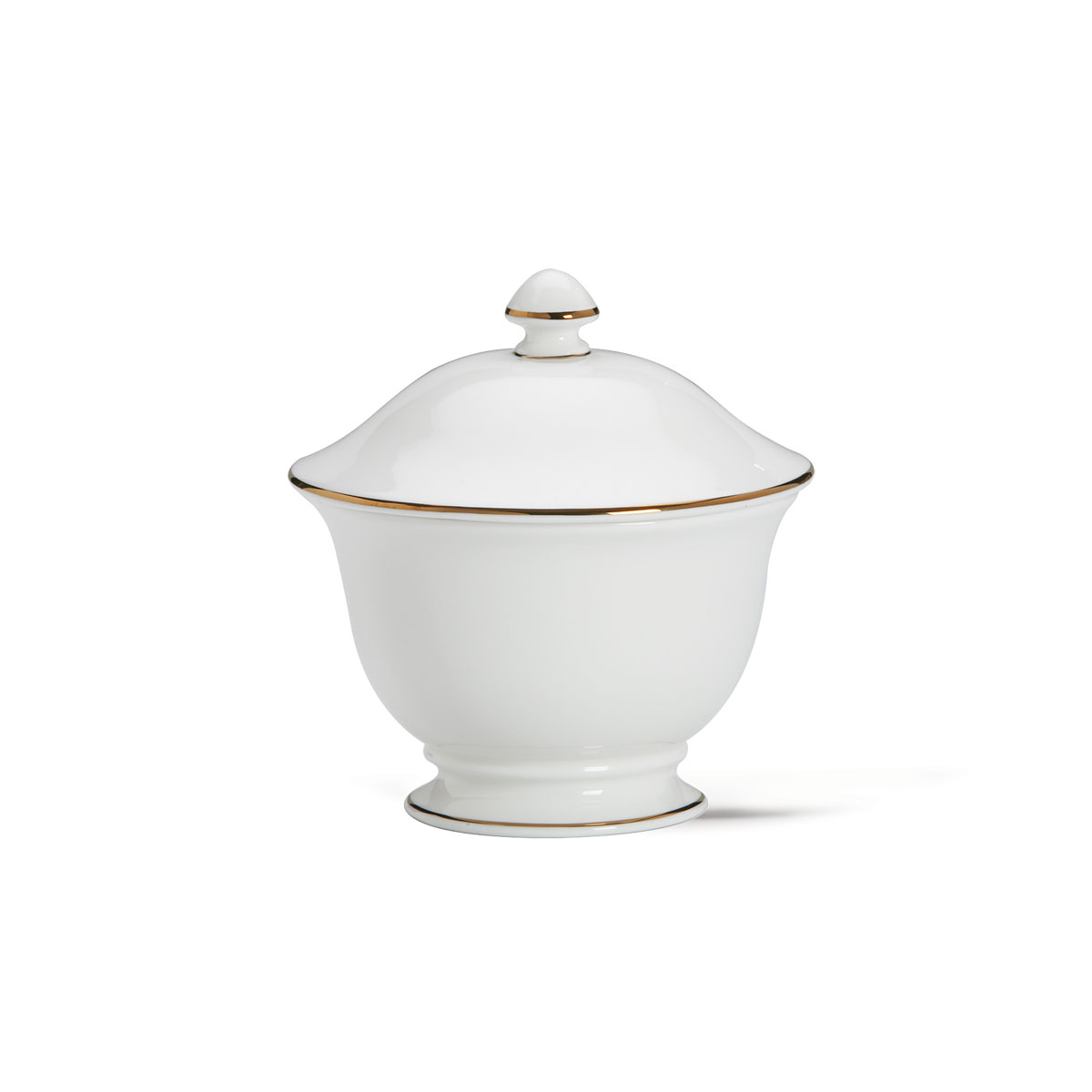 Lenox Continental Dining Gold Sugar With Lid