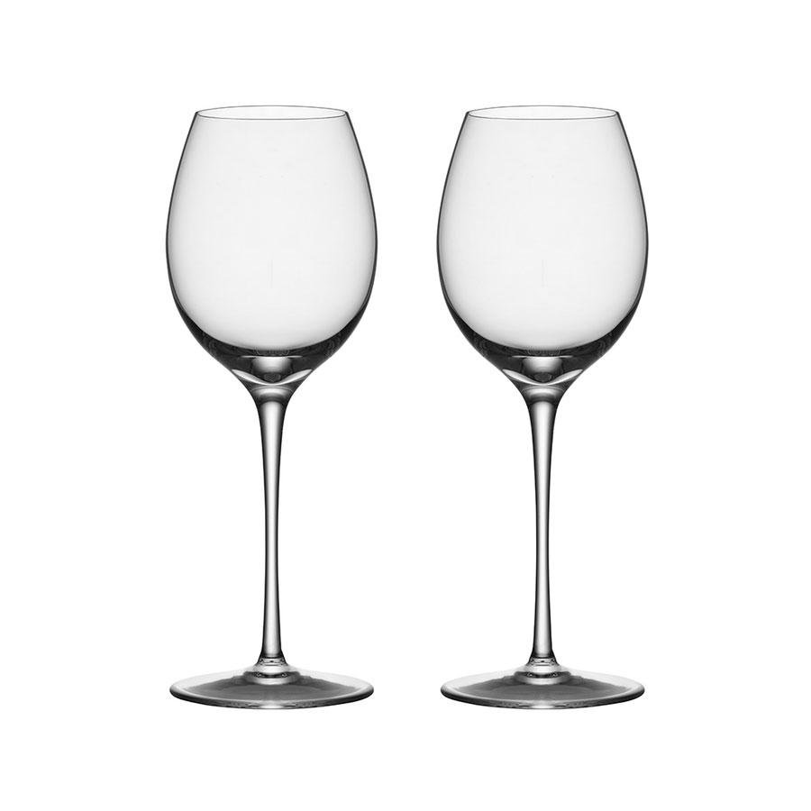 Orrefors Premier Riesling Wine Glasses, Pair