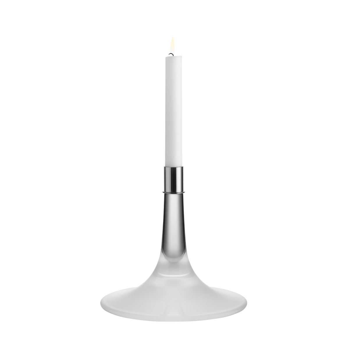 Orrefors Cirrus 7.25" Candlestick Medium, Single