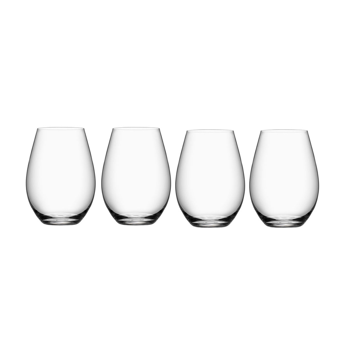 Orrefors More Stemless Wine Tumblers, Set of Four