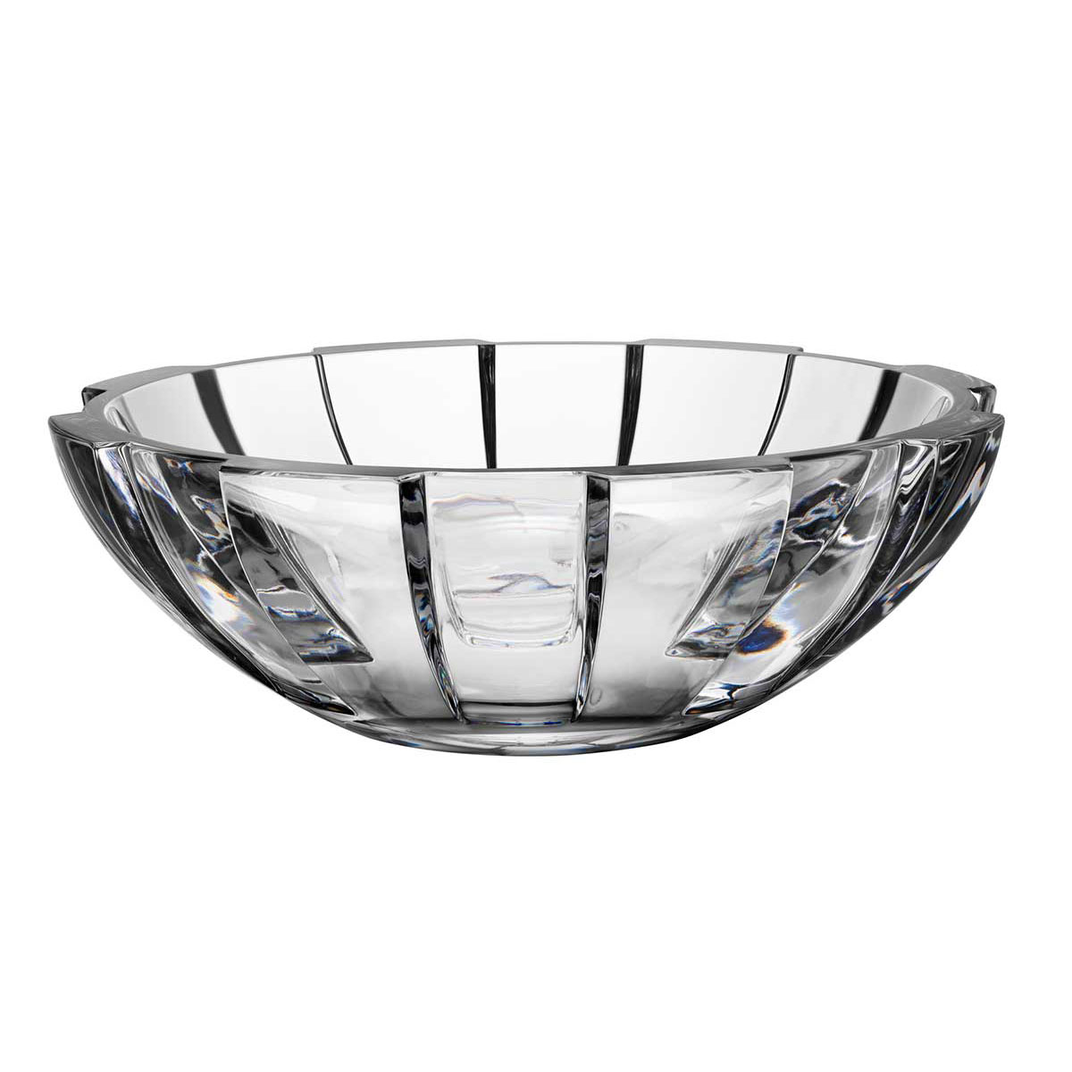 Orrefors Crystal, Revolution Crystal Centerpiece Crystal Bowl