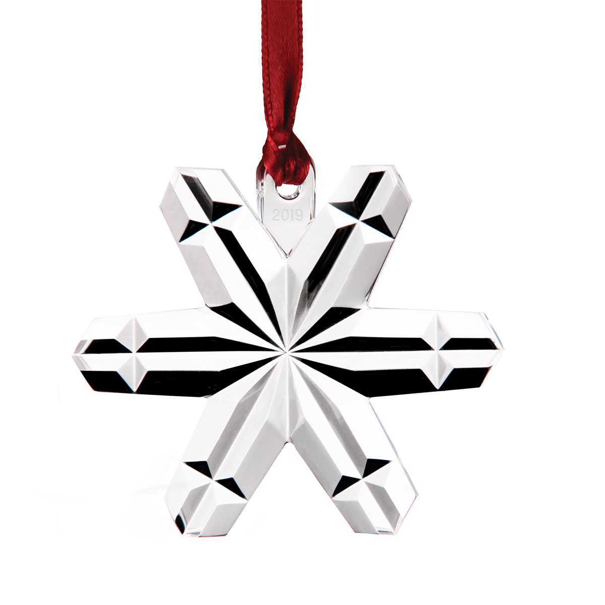 Orrefors Crystal, 2019 Christmas Ornament, Snowflake