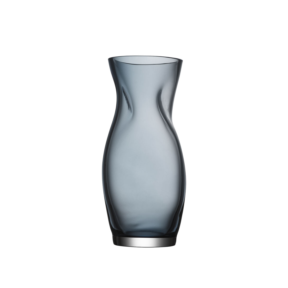 Orrefors Squeeze 9" Vase Blue Small