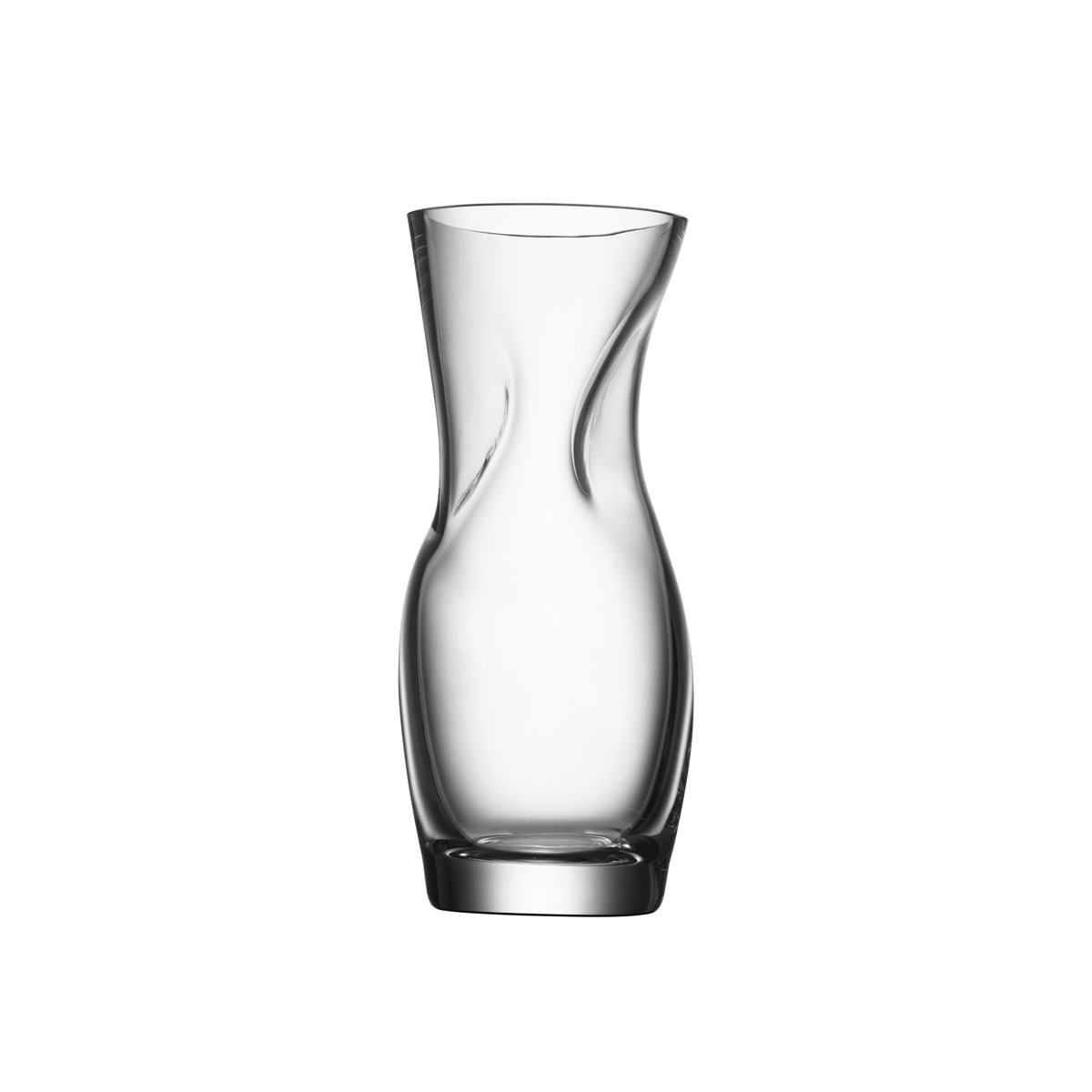 Orrefors Squeeze 9" Vase Clear Small