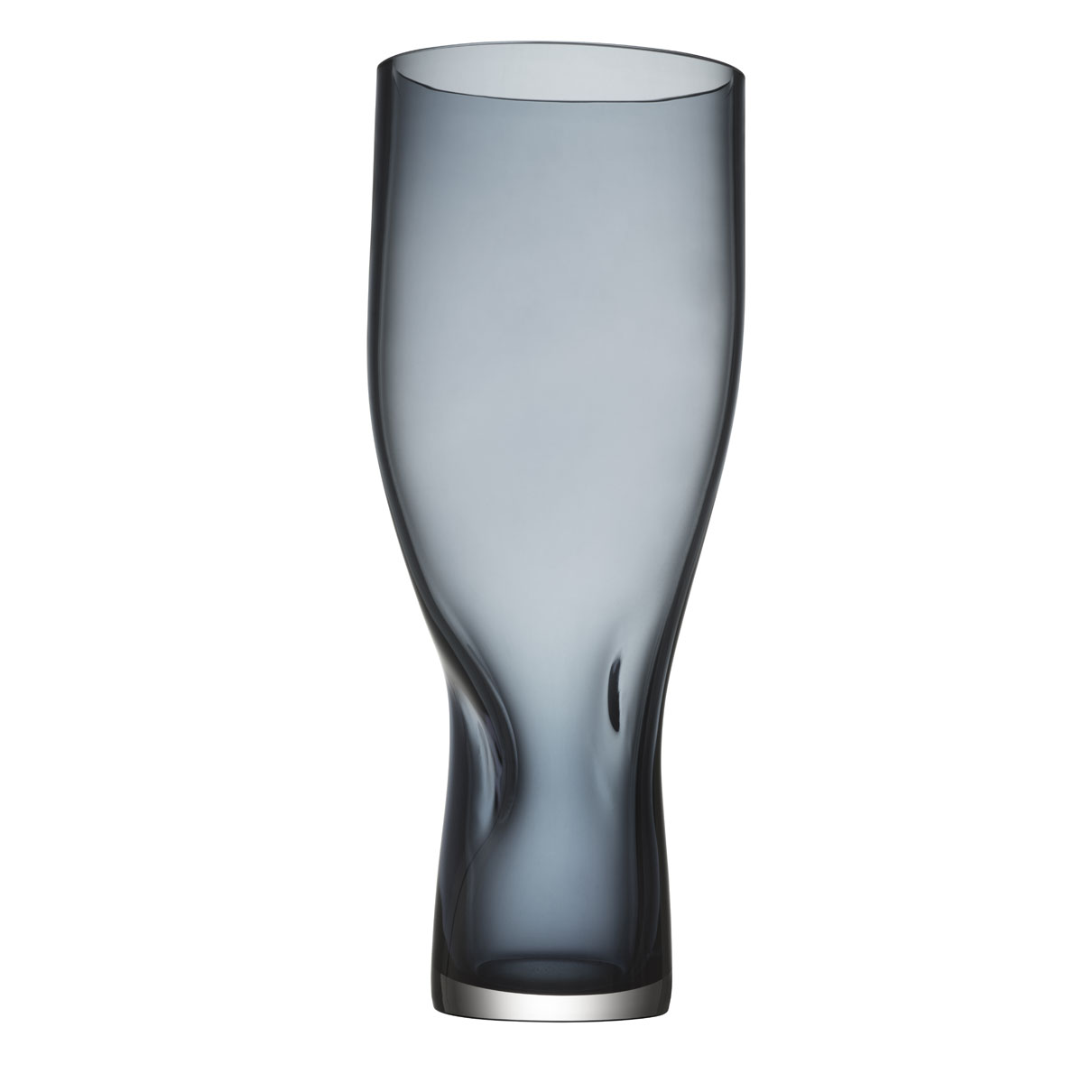 Orrefors Squeeze 13.5" Vase Blue Tall
