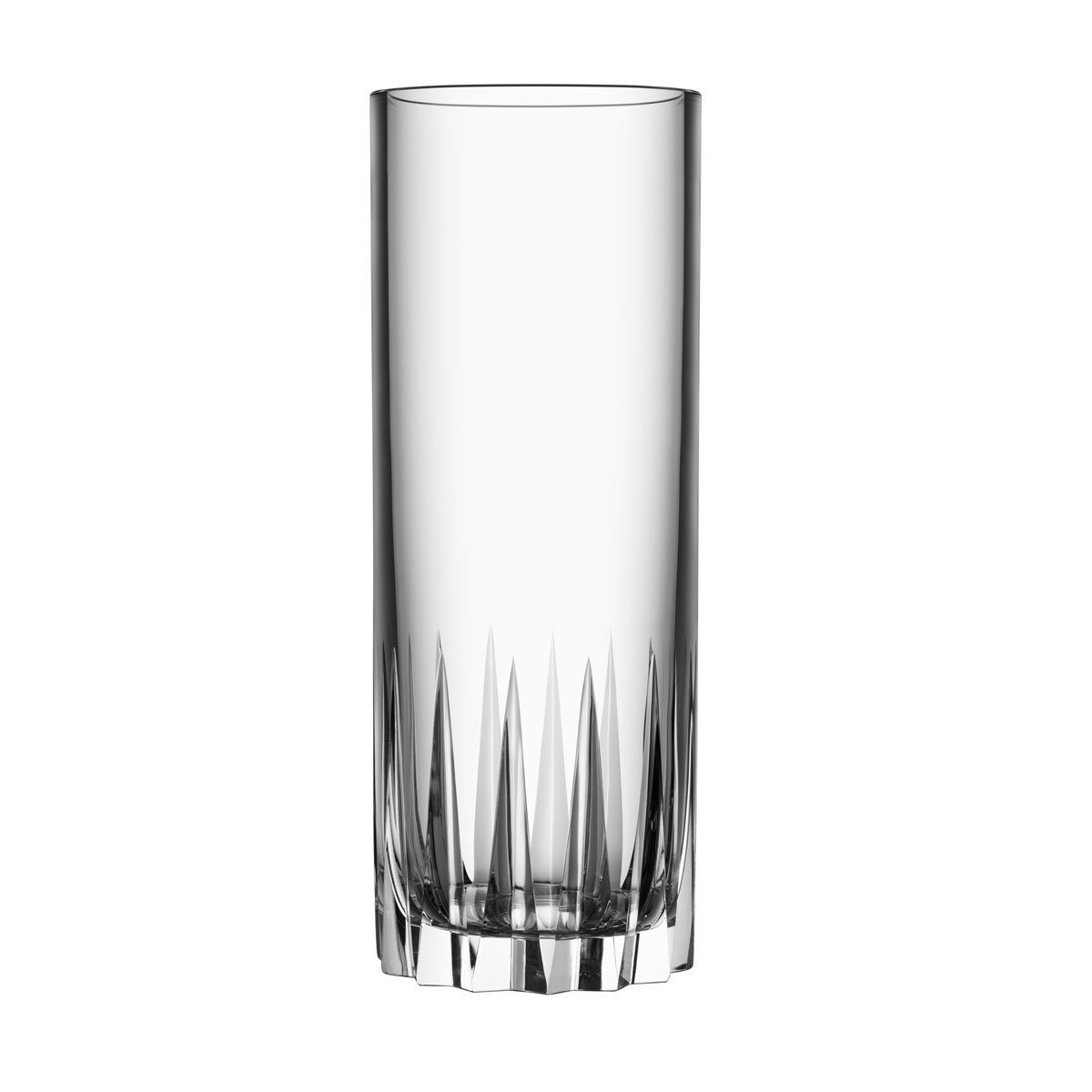 Orrefors Crystal, 14.96" Sarek Crystal Vase
