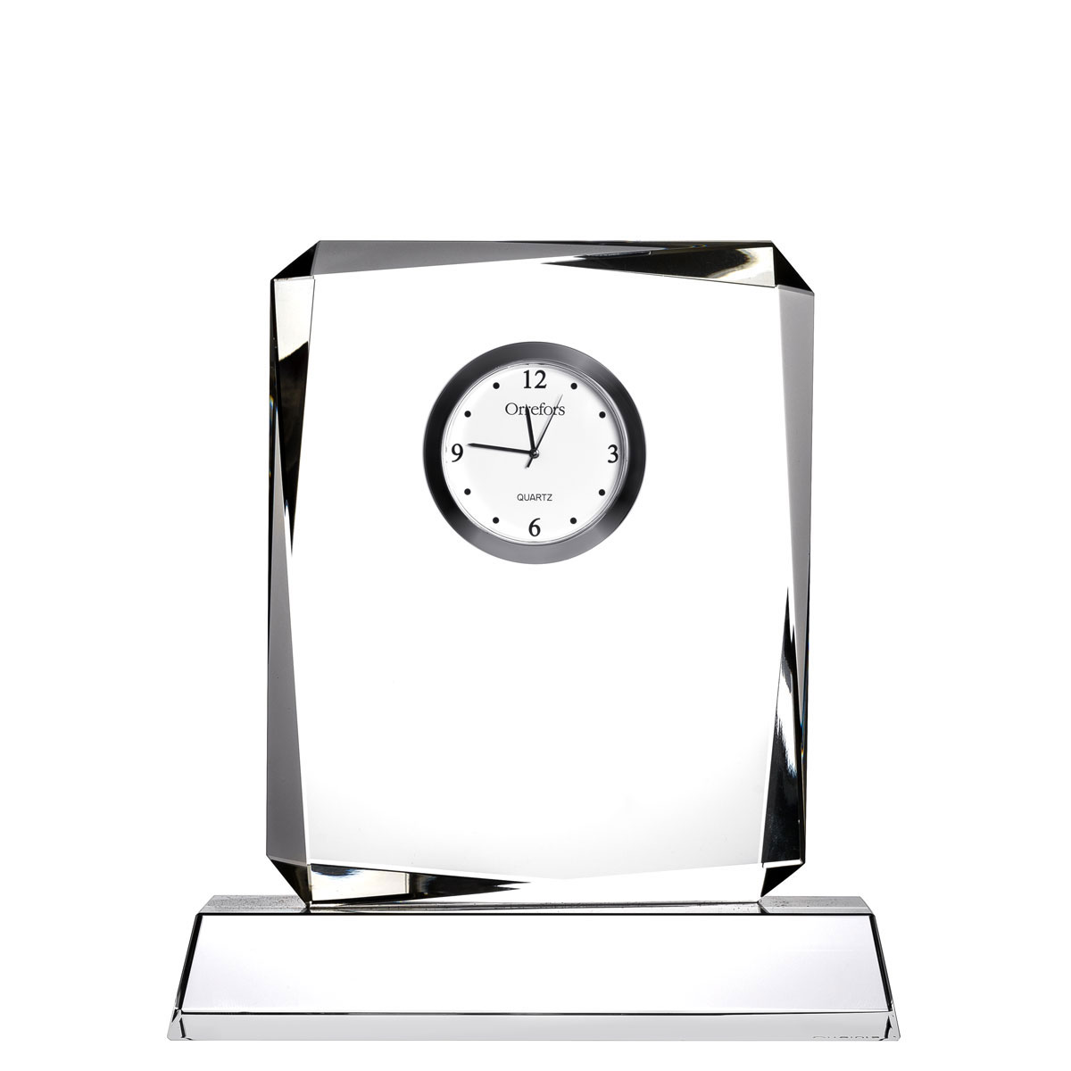Orrefors Crystal, Vision Table Clock, Large
