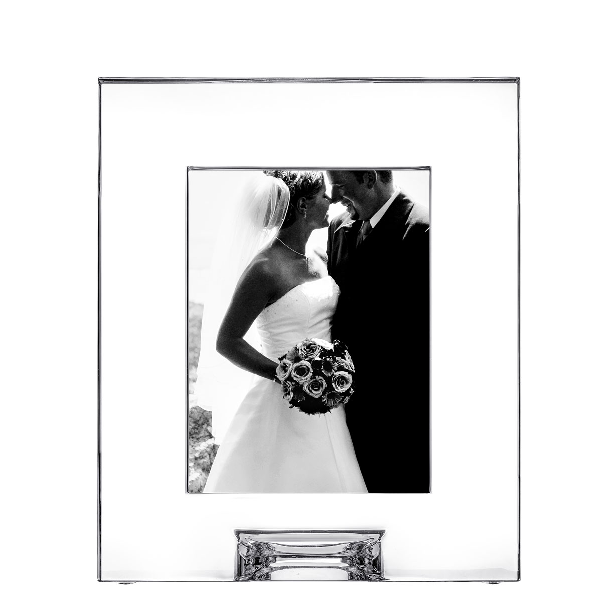 Orrefors Crystal, Plaza 5x7" Picture Frame