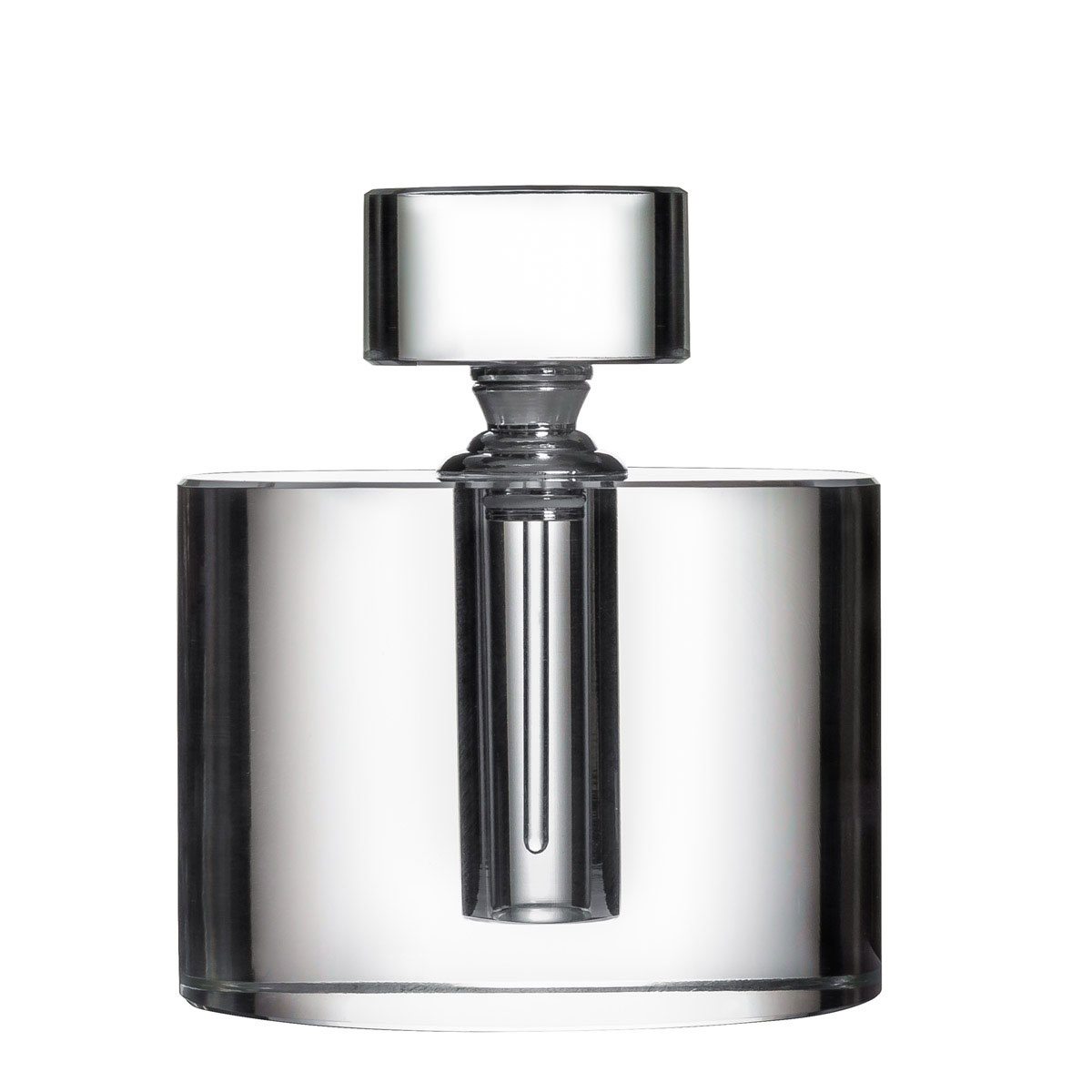 Orrefors Crystal, Ice Oval Crystal Perfume Bottle