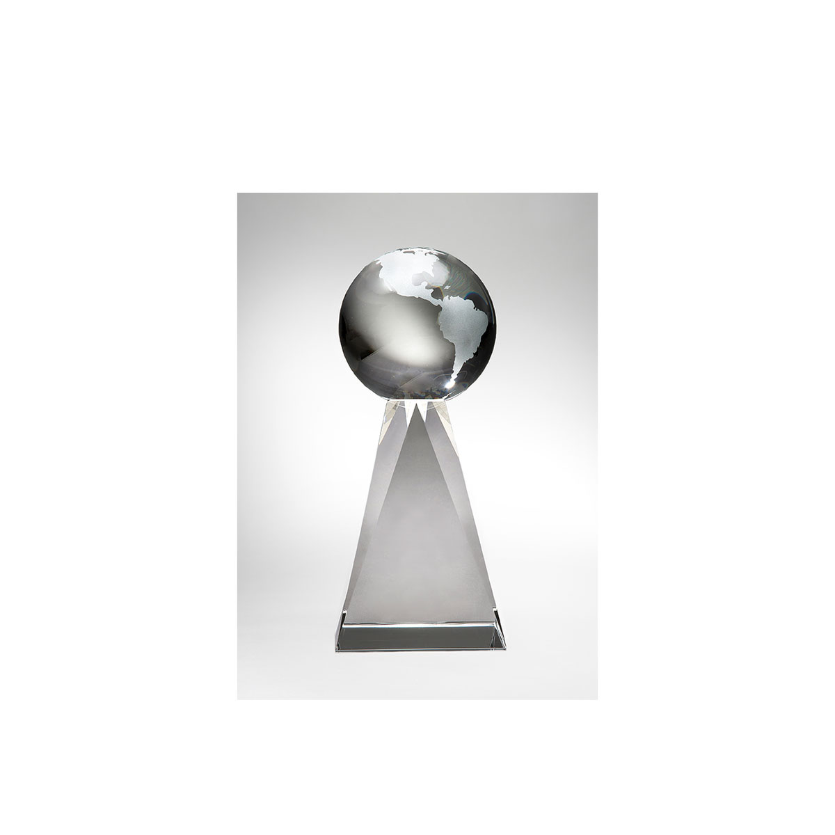 Orrefors Monument Globe 10" Award