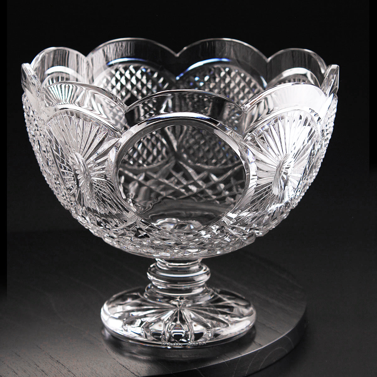 Cashs Ireland, Crystal Trophy, Blank Panel, Footed Bowl 605