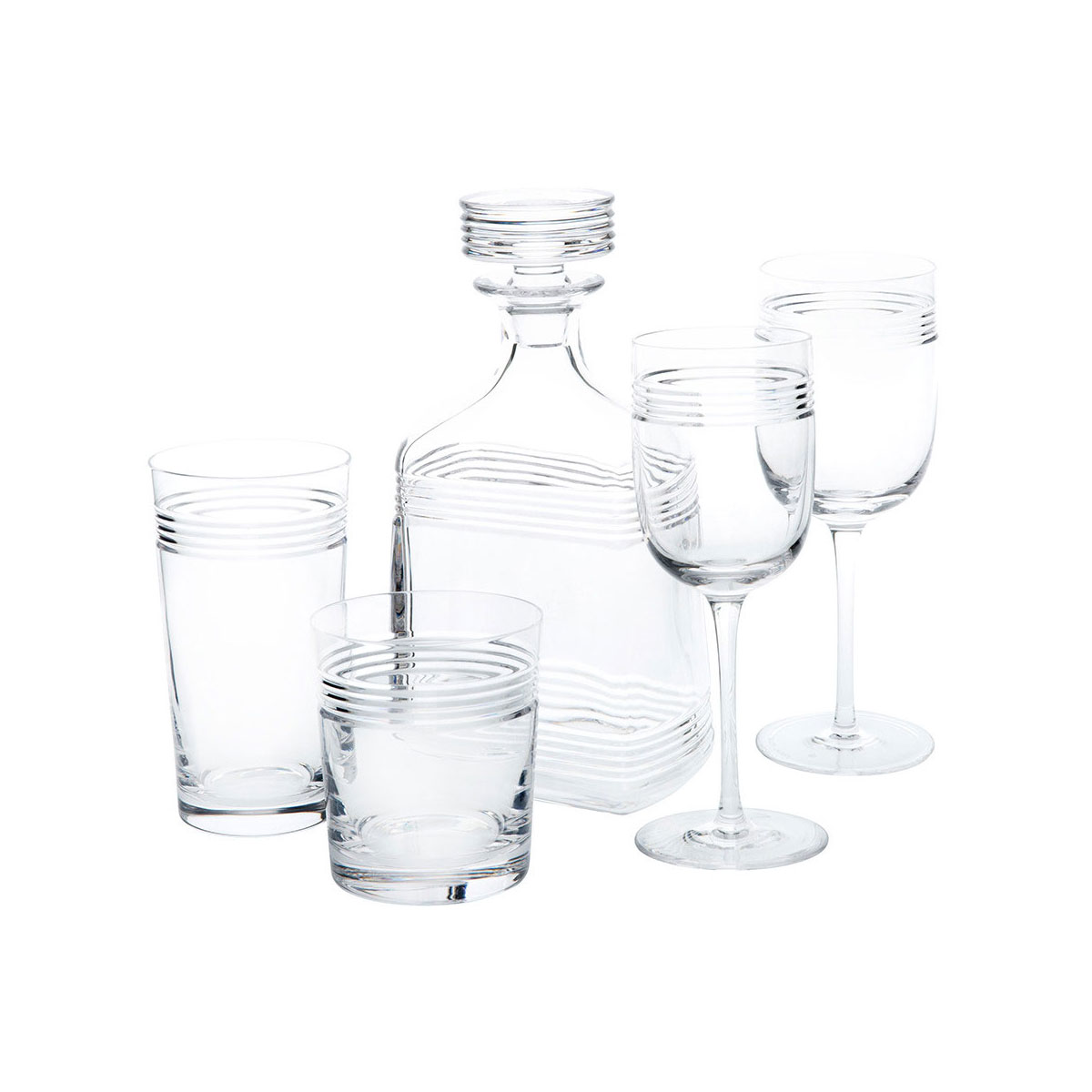 Ralph Lauren Bentley Crystal White Wine Glass, Single