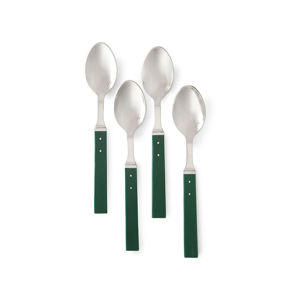 Ralph Lauren Ronan Set of 4 Cafe Spoons, Green