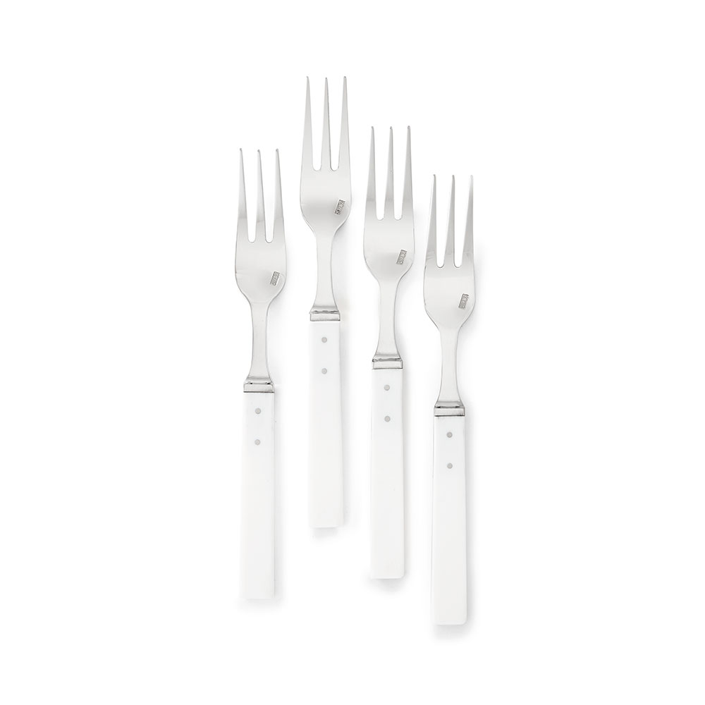 Ralph Lauren Ronan Set of 4 Appetizer Forks, White