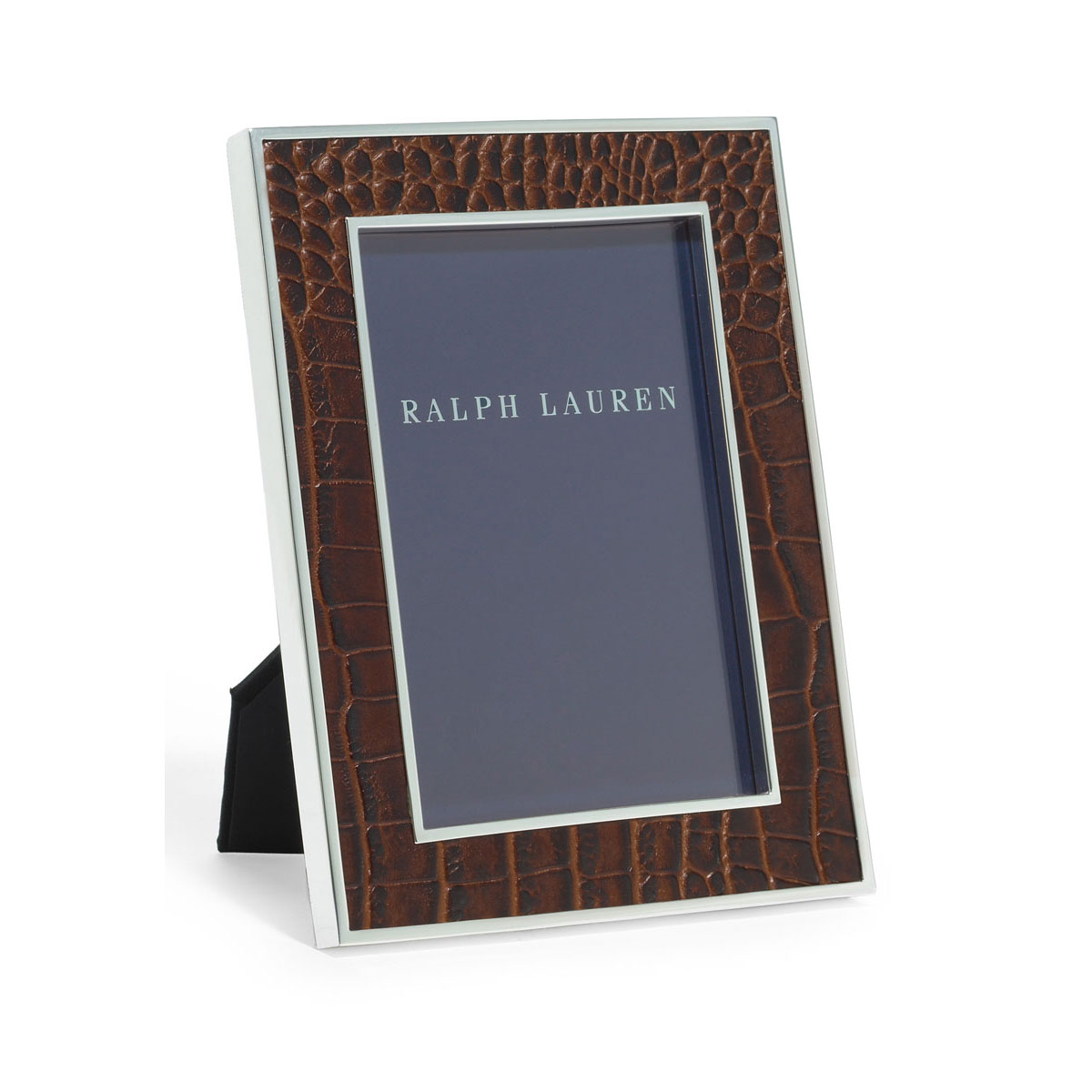 Ralph Lauren Chapman Chocolate Brown 5x7" Picture Frame