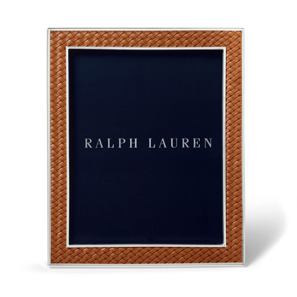 Ralph Lauren Brockton 8"x10" Frame, Saddle