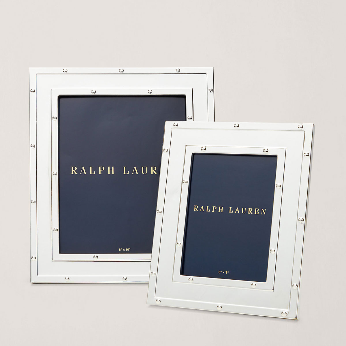 Ralph Lauren Bleecker 8x10 Frame, Silver
