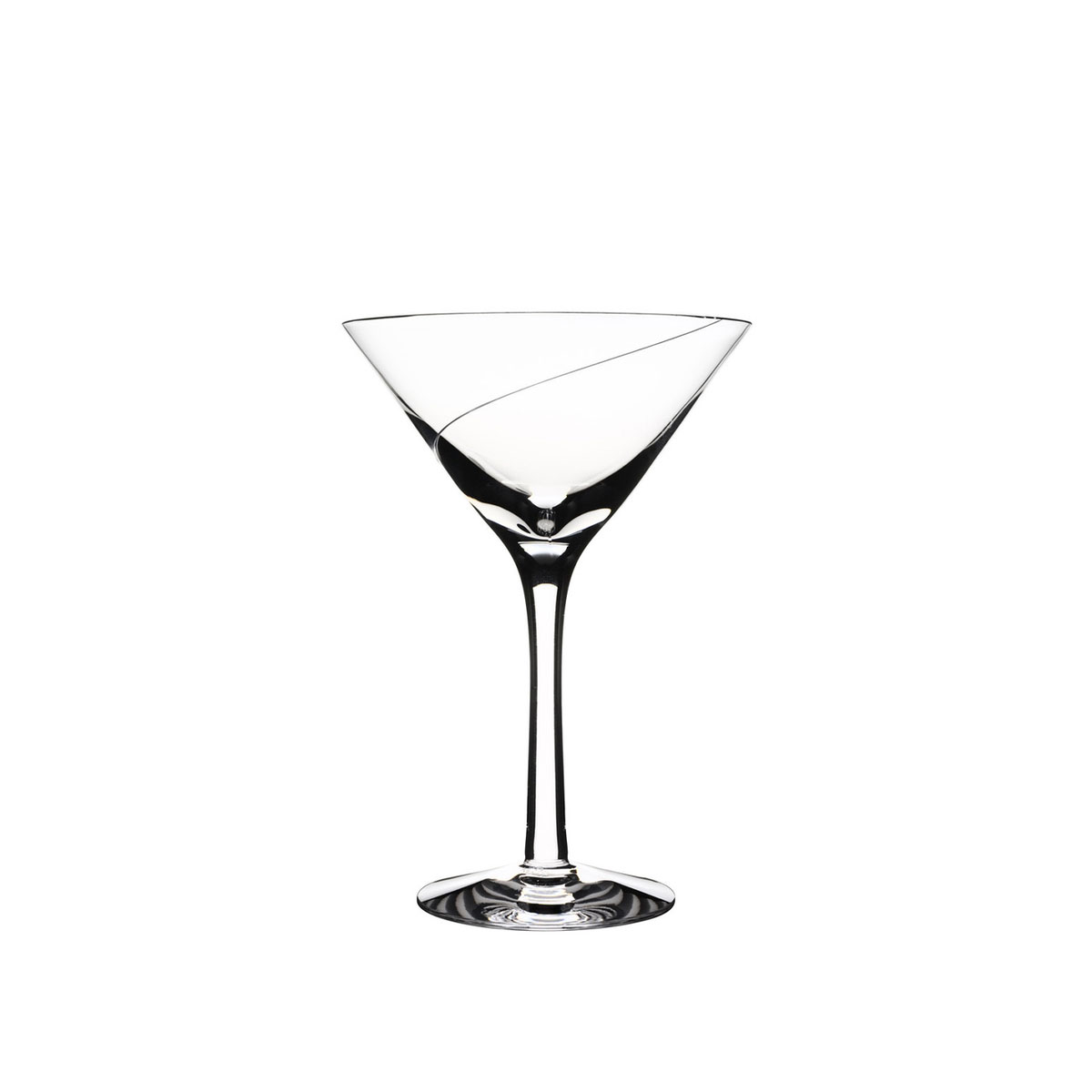 Kosta Boda Line Crystal Martini, Single