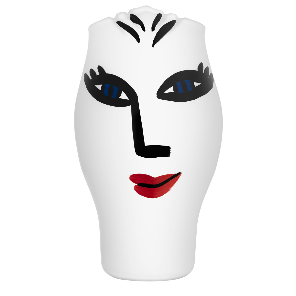 Kosta Boda Open Minds 9 5/6" Crystal Vase, White