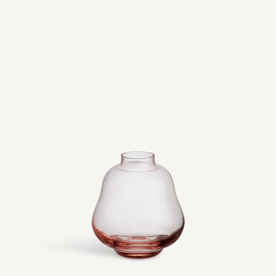 Kosta Boda Kappa 3.5" Vase Light Pink