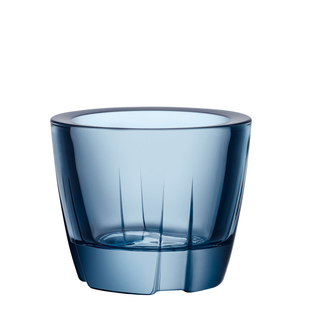 Kosta Boda Bruk Votive, Anything Bowl Water Blue, Set of Three
