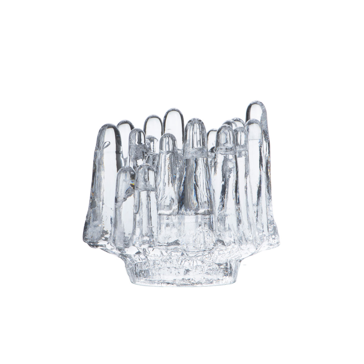 Kosta Boda Polar Votive Candleholder Clear, Single Medium