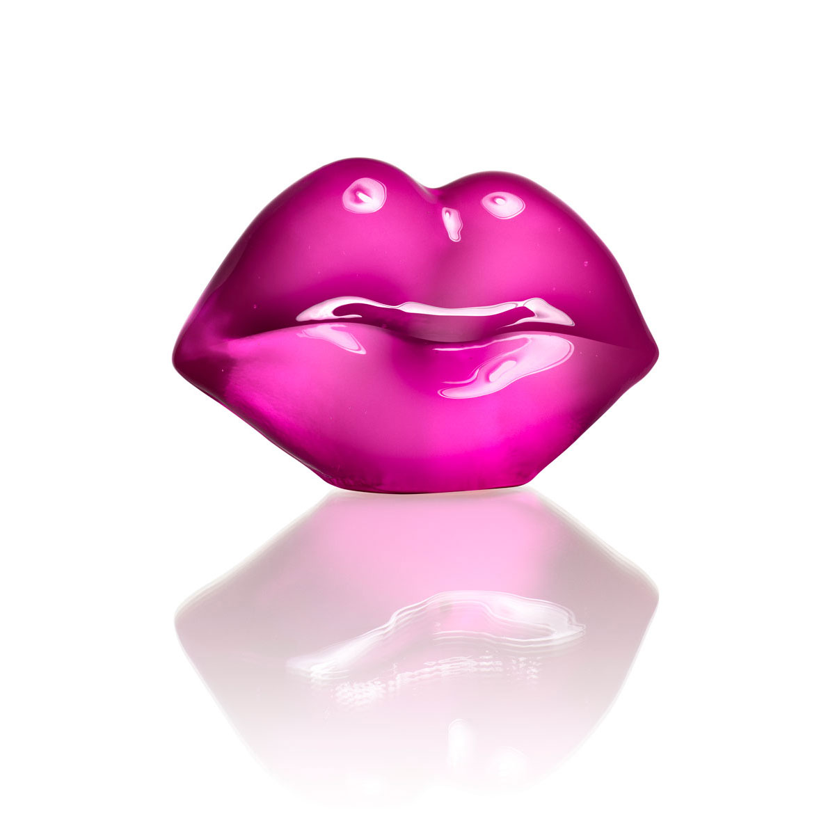Kosta Boda Make Up Hot Lips, Cerise