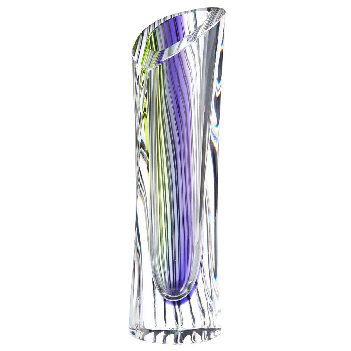 Kosta Boda Art Glass, Goran Warff Crystal Movement Green, Limited Edition of 200