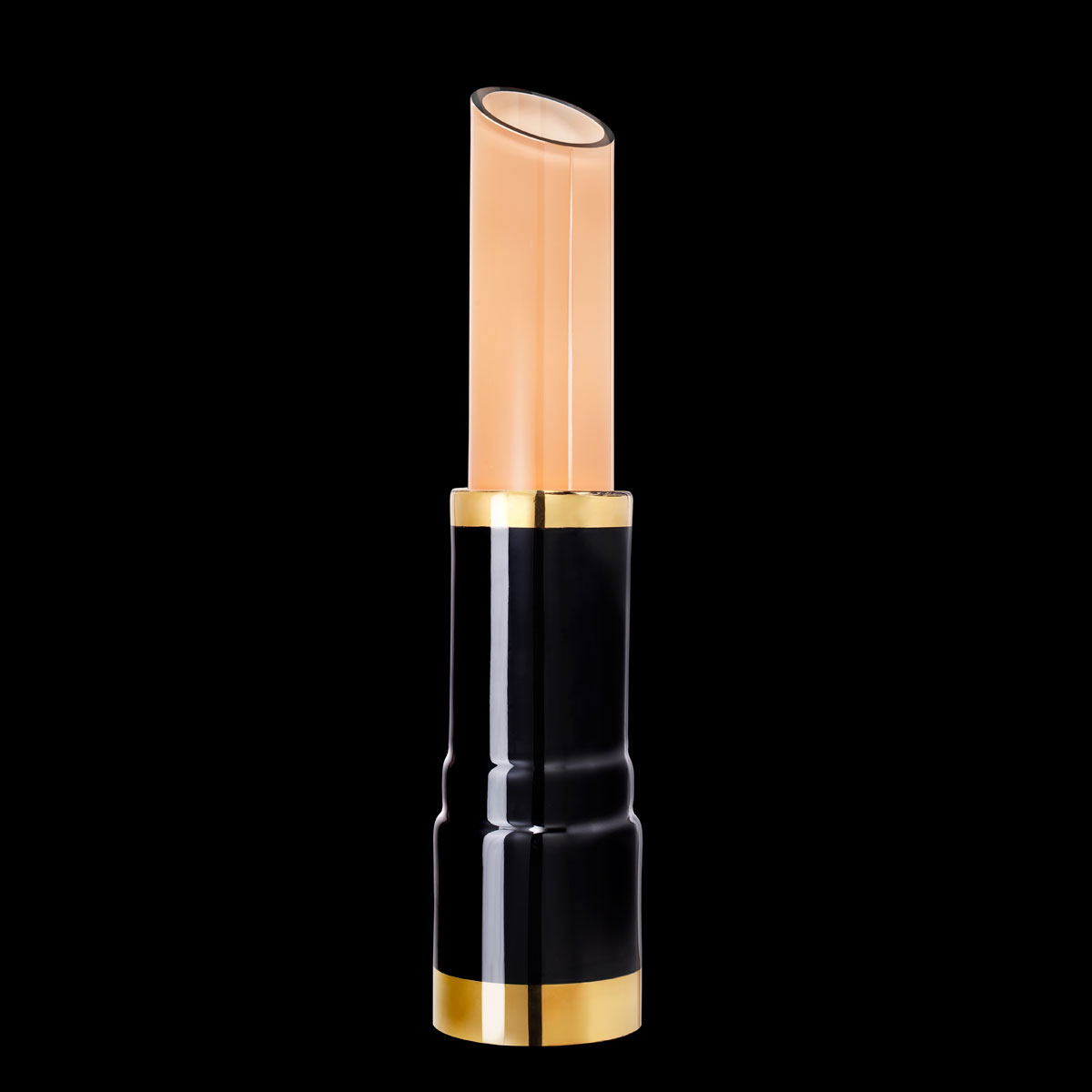 Kosta Boda Art Glass, Asa Jungnelius Make Up Lipstick Beige, Limited Edition