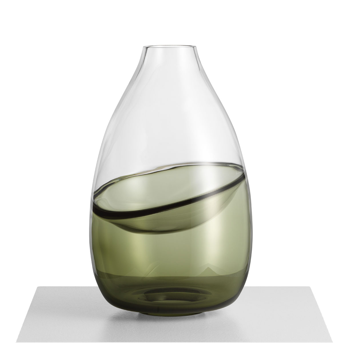 Kosta Boda Art Glass Mattias Stenberg Septum Vase Limited Edition of 300