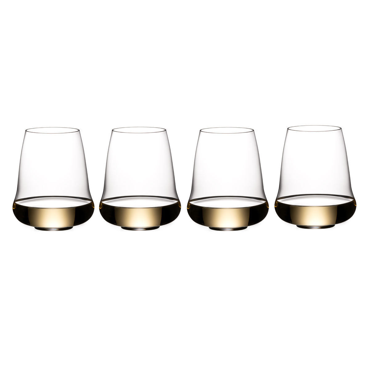 Riedel Stemless Winewings Champagne, Riesling, Set of 4