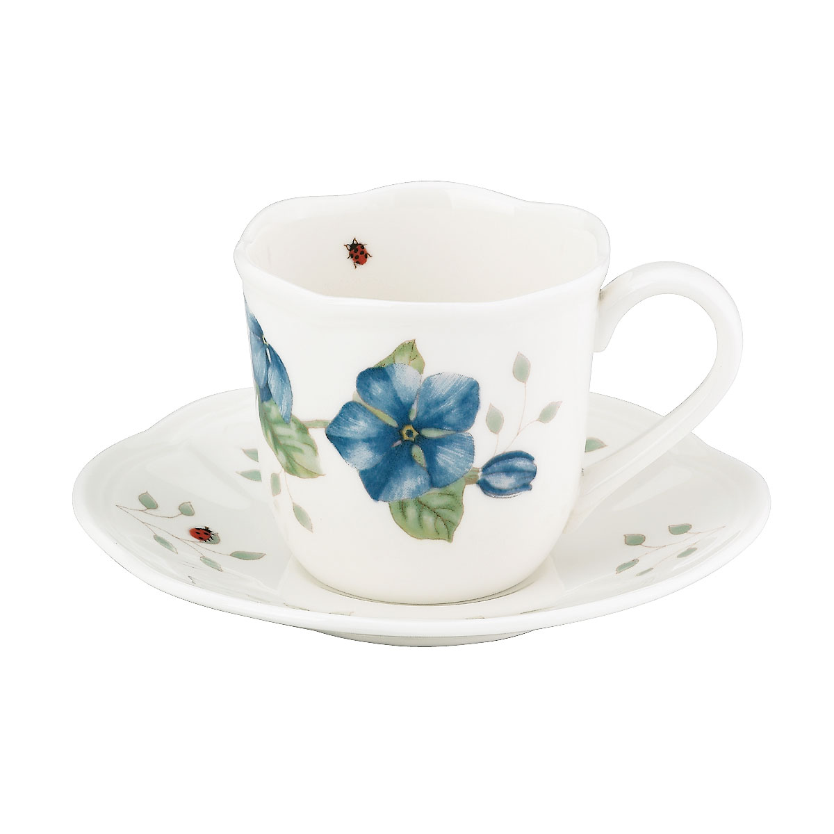 Lenox Butterfly Meadow China Espresso Cup And Saucer