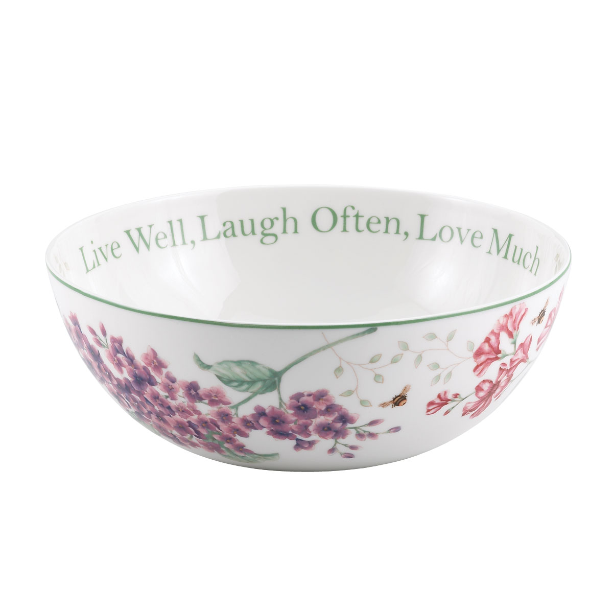 Lenox Butterfly Meadow China Sentiment Serving Bowl