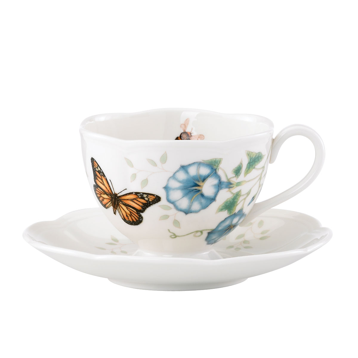 Lenox Butterfly Meadow Dinnerware Monarch Cup Saucer
