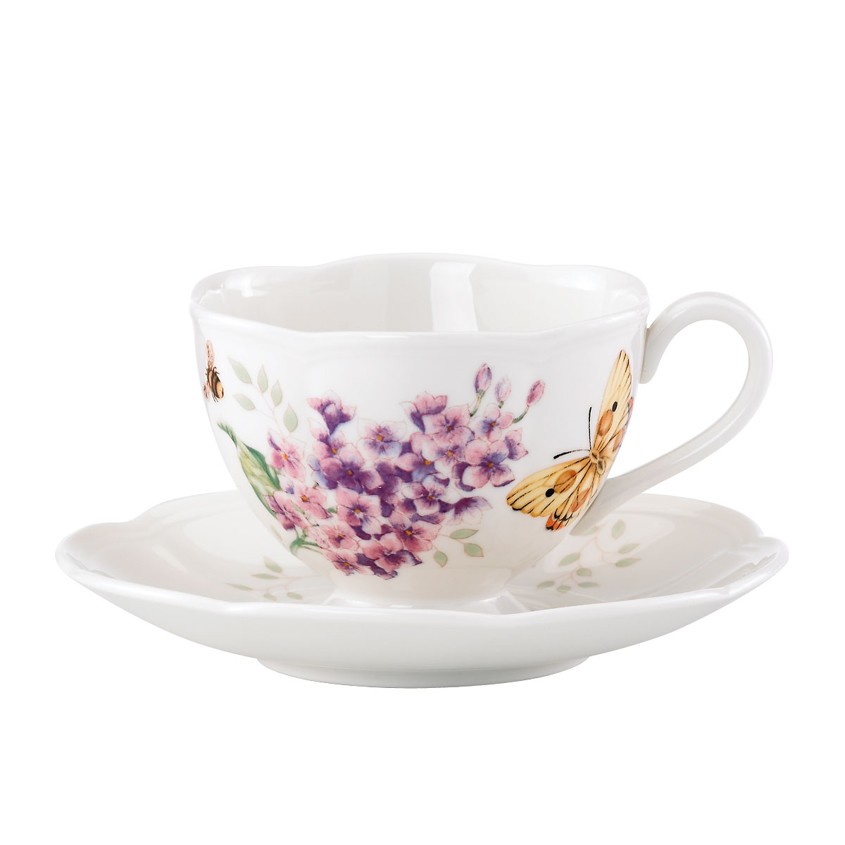 Lenox Butterfly Meadow Dinnerware Cup And Saucer