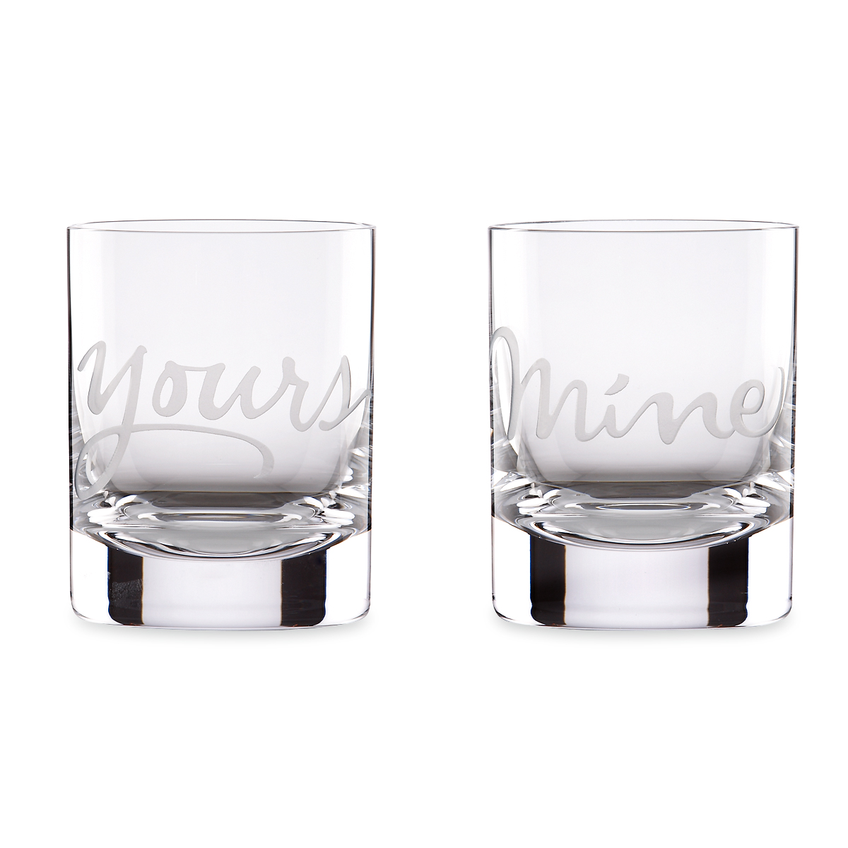 Kate Spade New York, Lenox Two of A Kind Mine and Yours DOF Tumblers, Pair