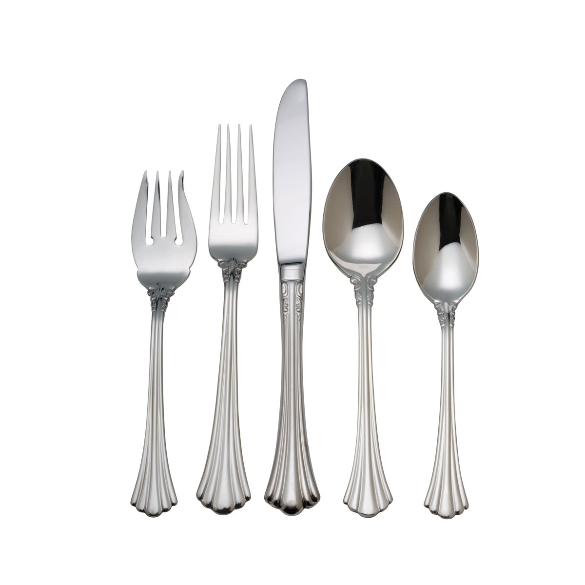 Reed And Barton 1800 Flatware 5 Piece Place Setting